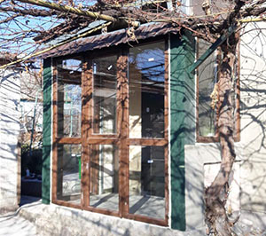 Остекление веранды частного дома в Днепре, окна WDS, работы Открытые окна