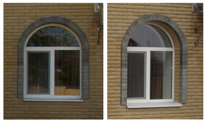 Арочные окна в Днепропетровске
