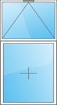 Фрамужное открывание пластиковых окон, схема